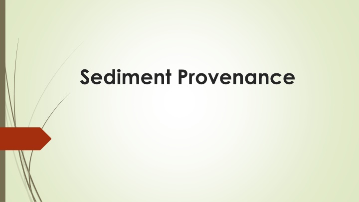 sediment provenance