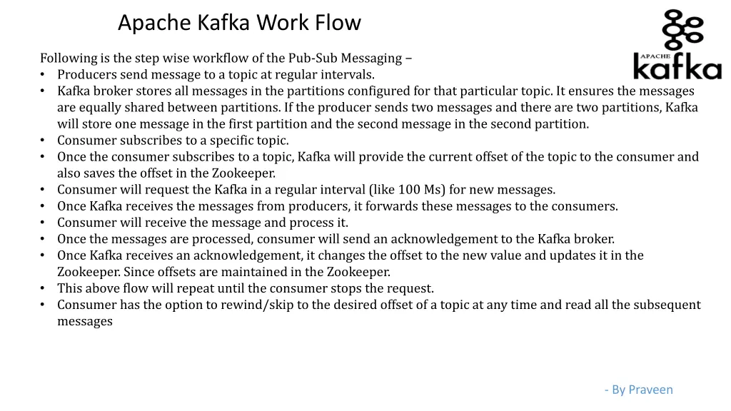 apache kafka work flow