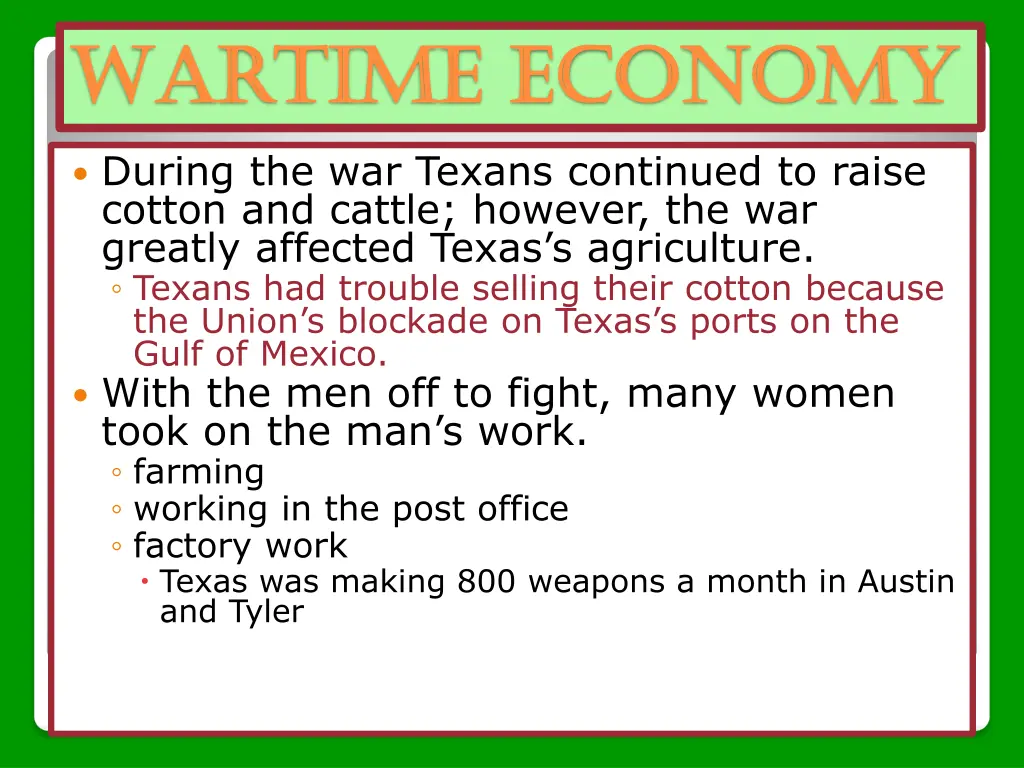 wartime economy wartime economy