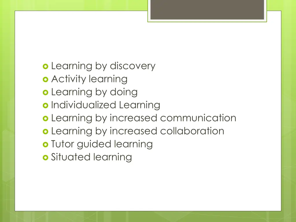 learning by discovery activity learning learning