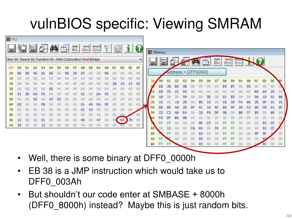 vulnbios specific viewing smram 1