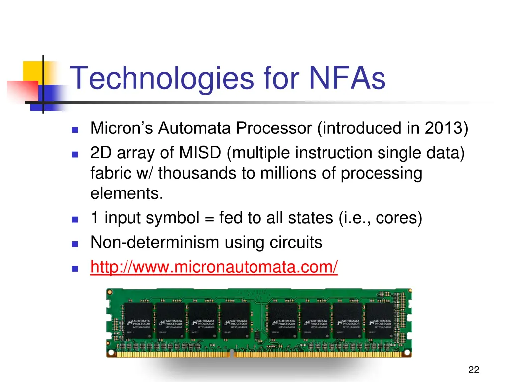 technologies for nfas