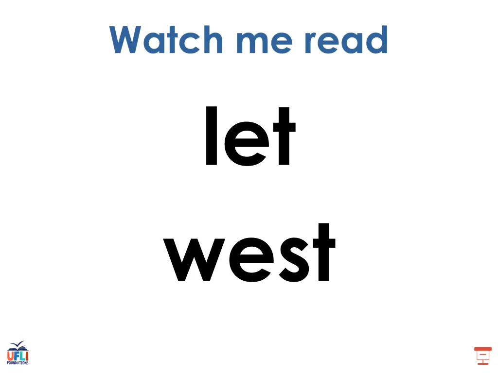 let west