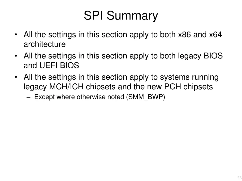 spi summary 1