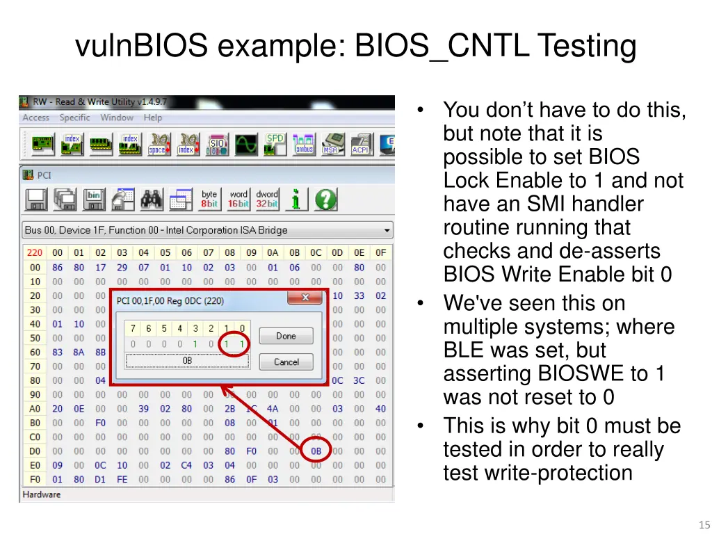 vulnbios example bios cntl testing 1