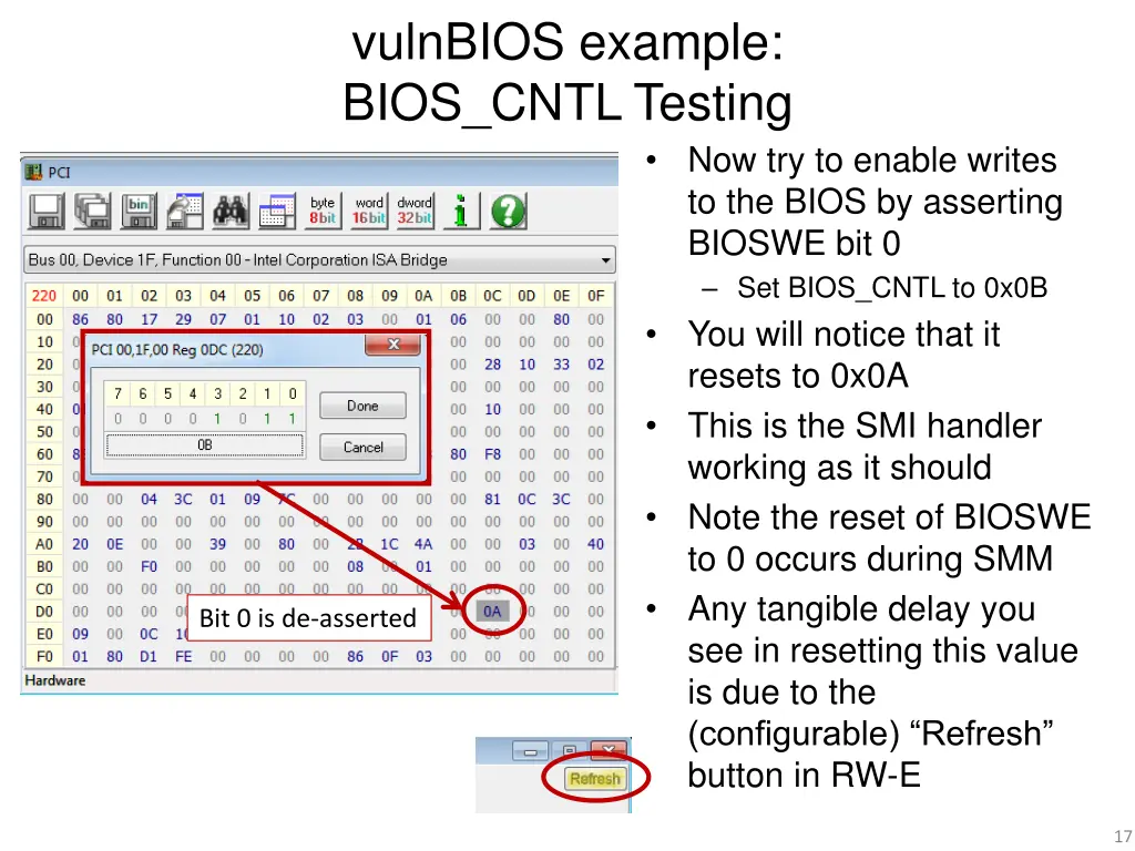 vulnbios example bios cntl testing 2