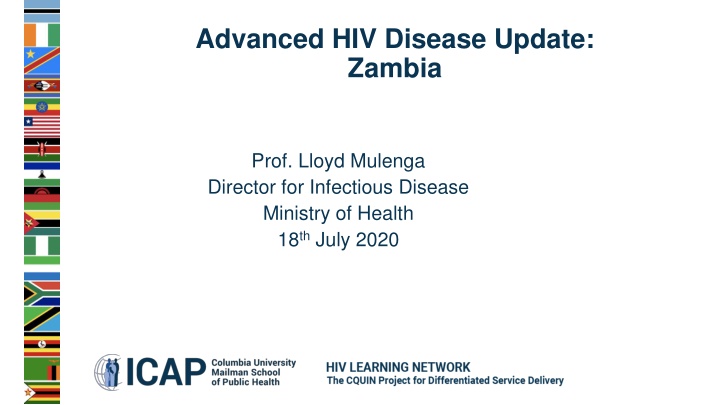 advanced hiv disease update zambia