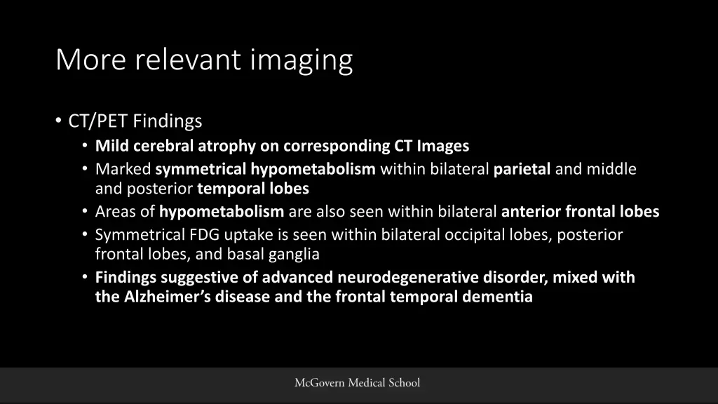 more relevant imaging