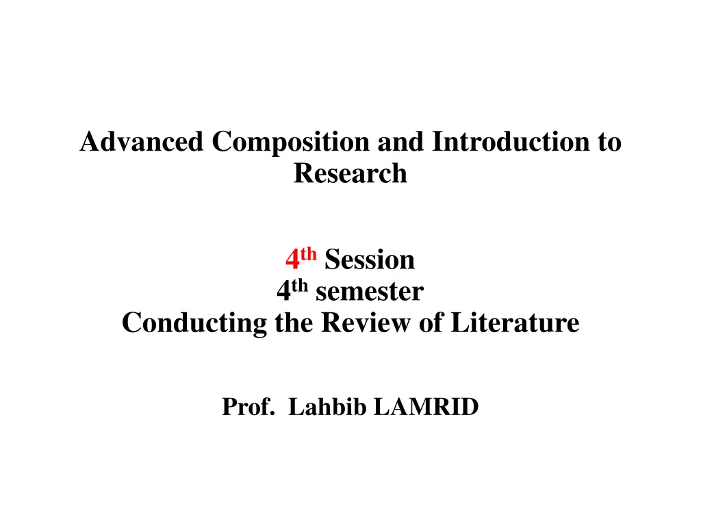 advanced composition and introduction to research 2