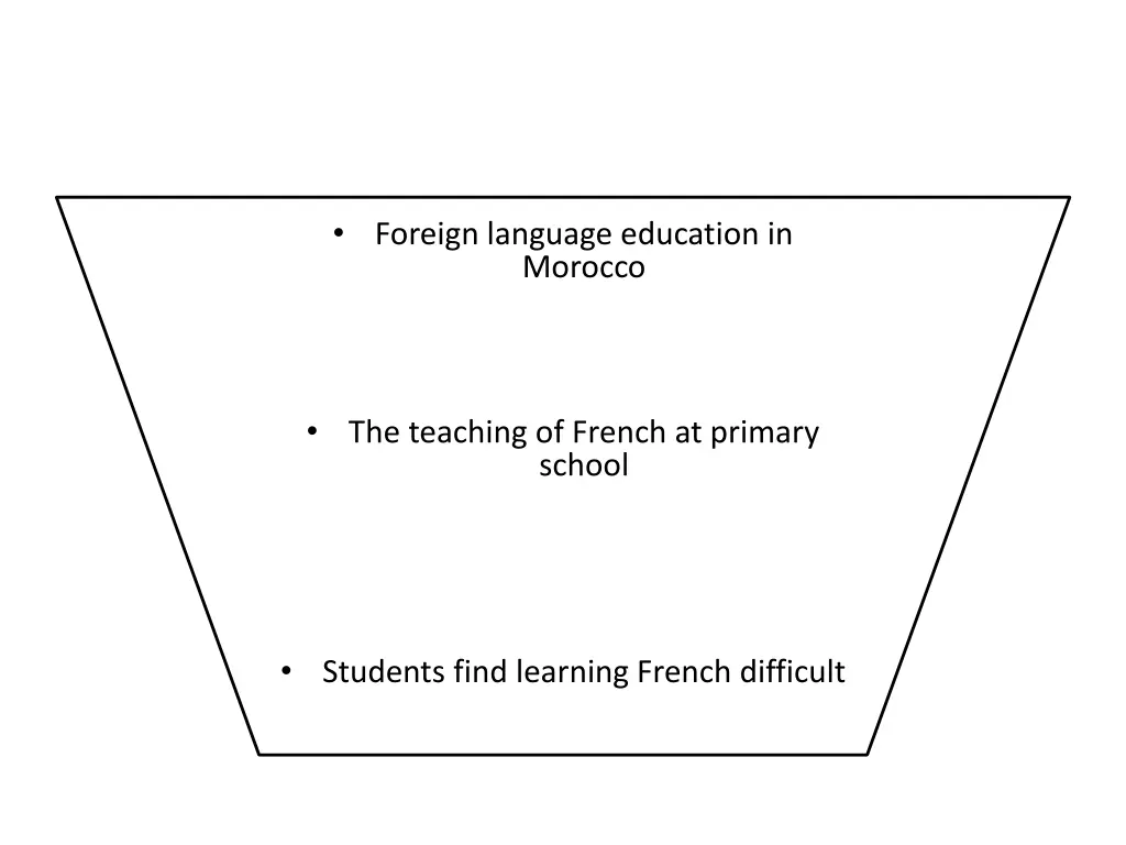 foreign language education in morocco