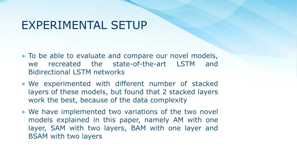 experimental setup