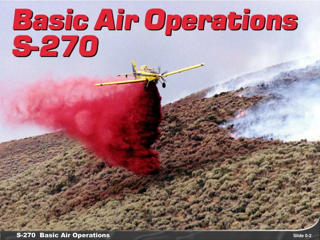 s 270 basic air operations