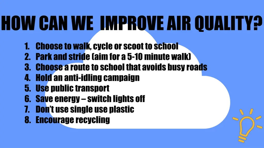 how can we improve air quality