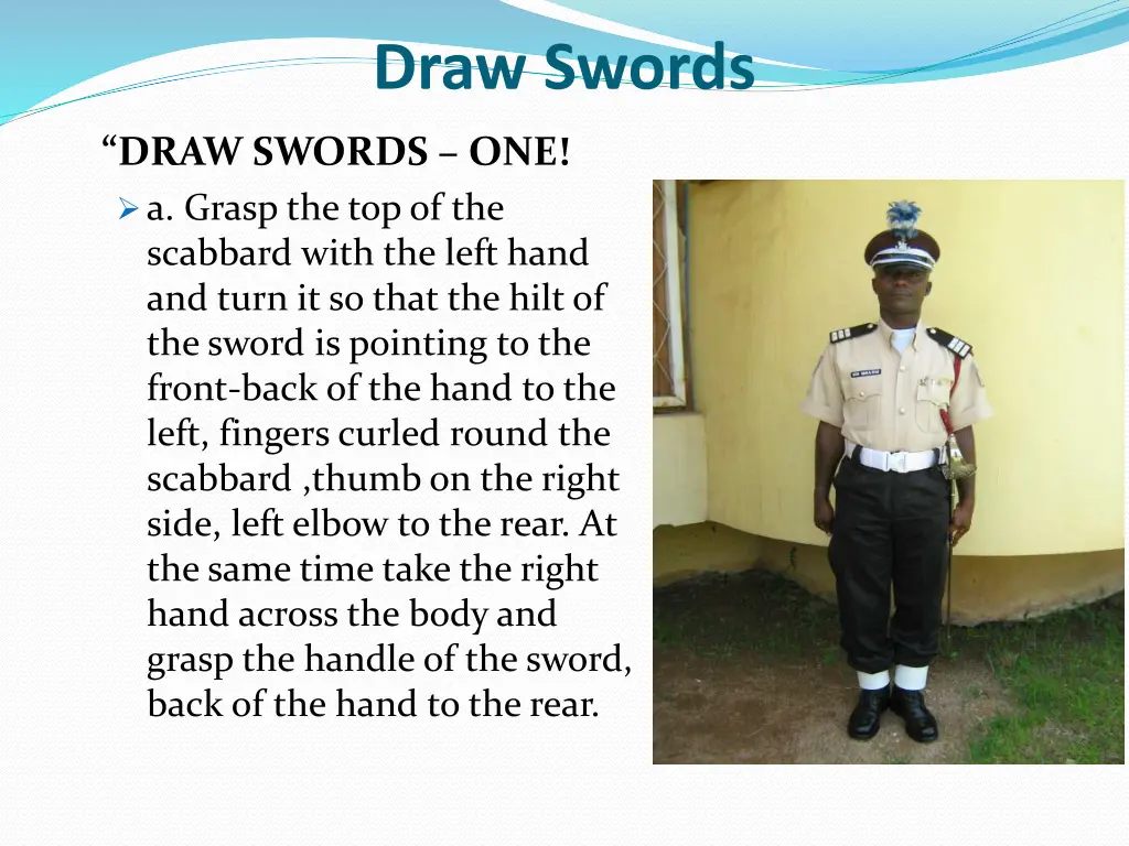 draw swords