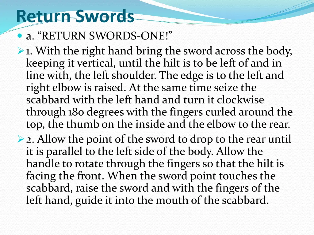 return swords a return swords one 1 with