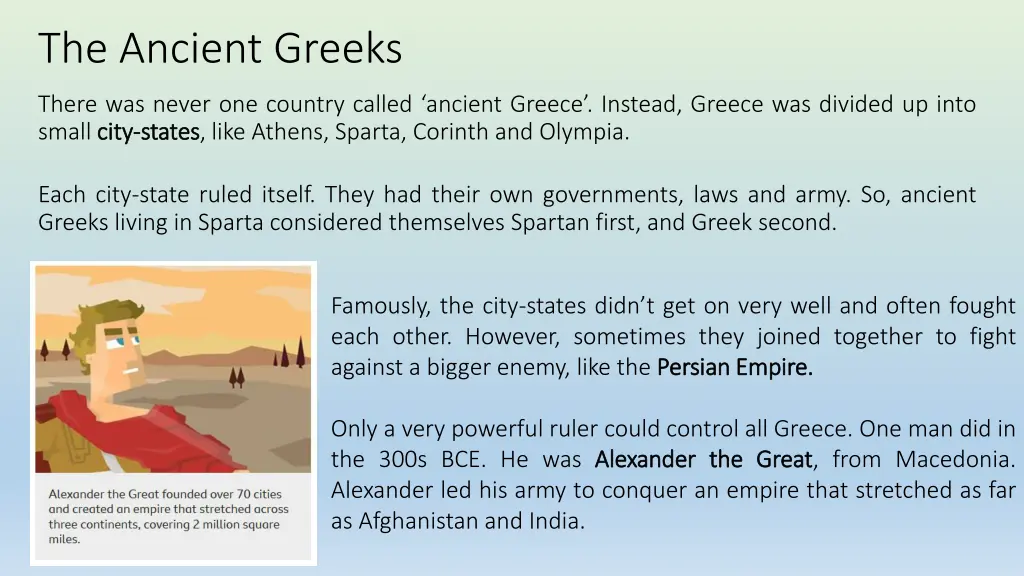 the ancient greeks