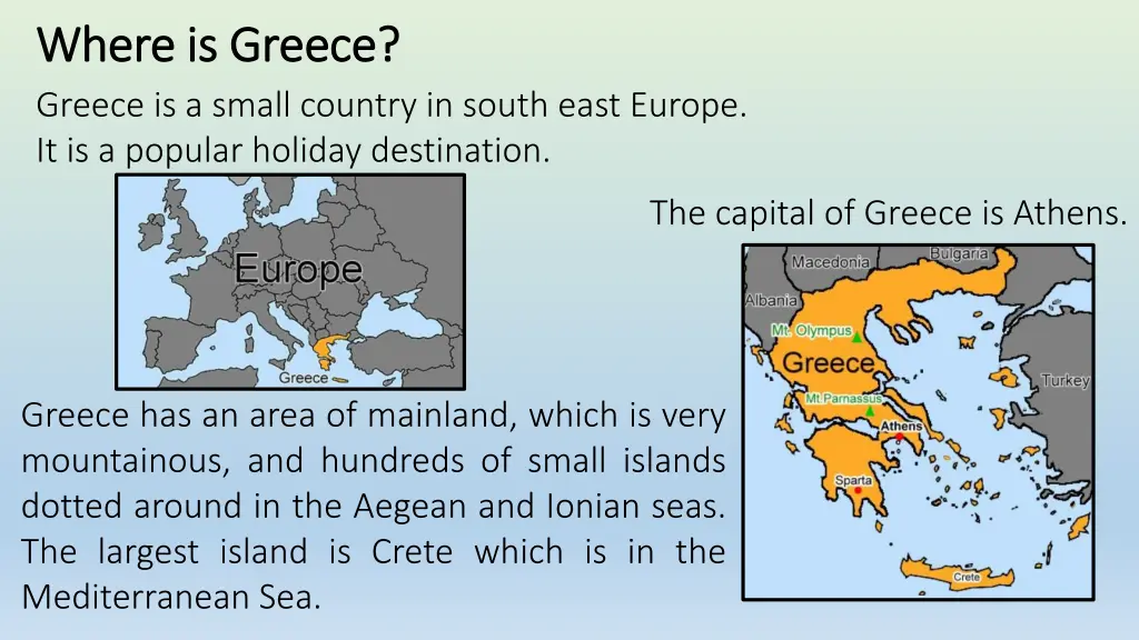 where is greece where is greece greece is a small