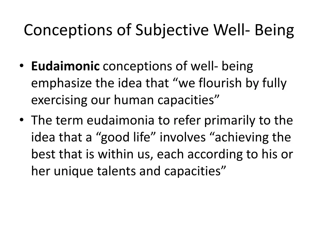 conceptions of subjective well being 3