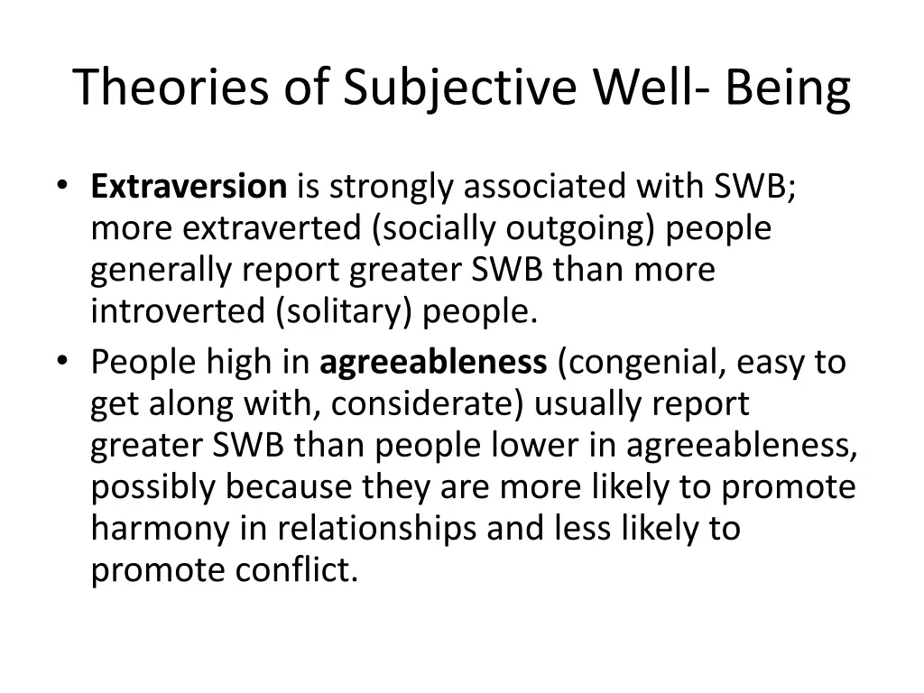 theories of subjective well being 6