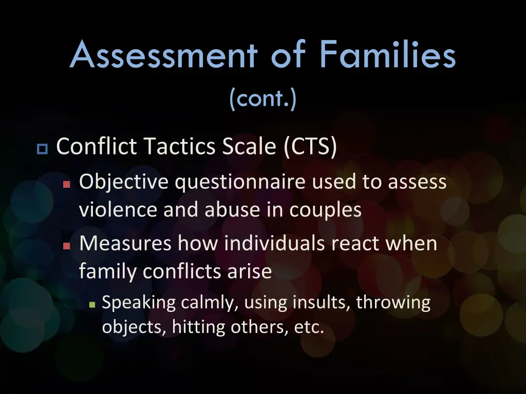 assessment of families cont 1