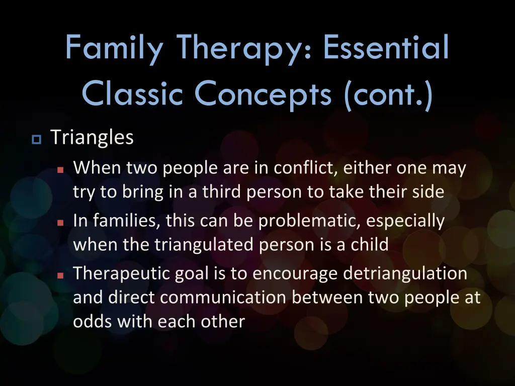 family therapy essential classic concepts cont 1