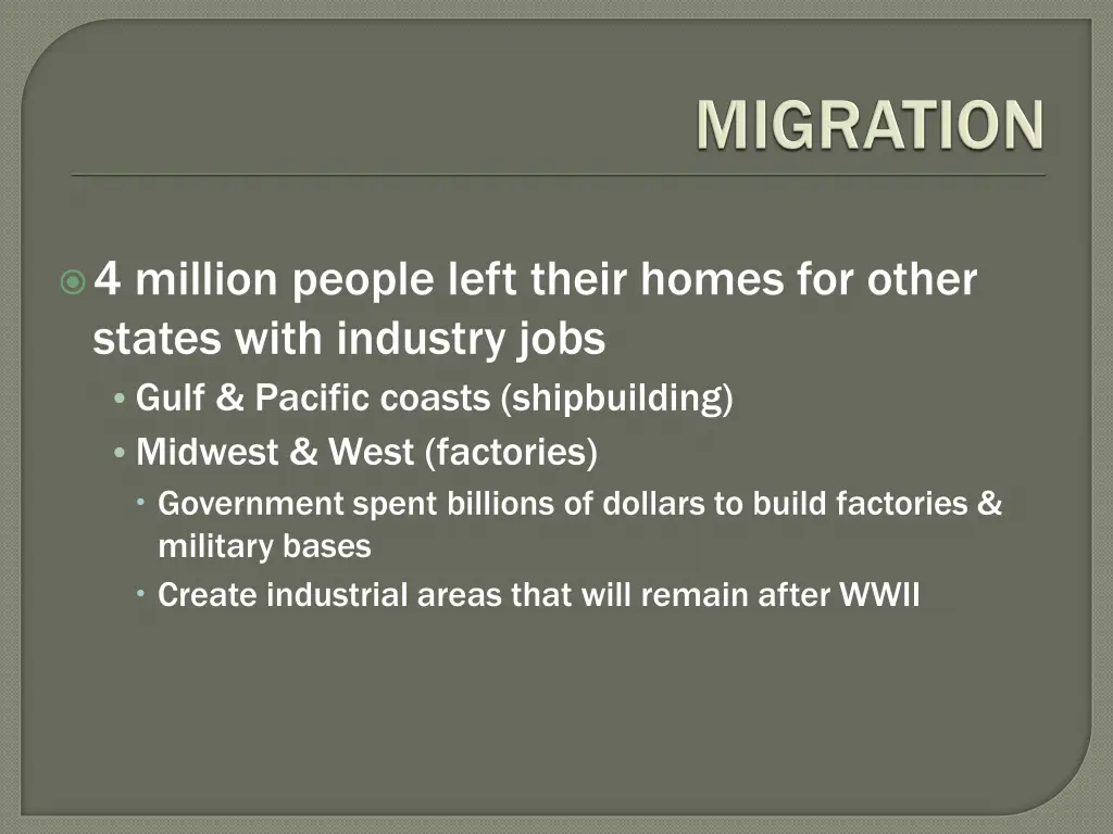 4 million people left their homes for other