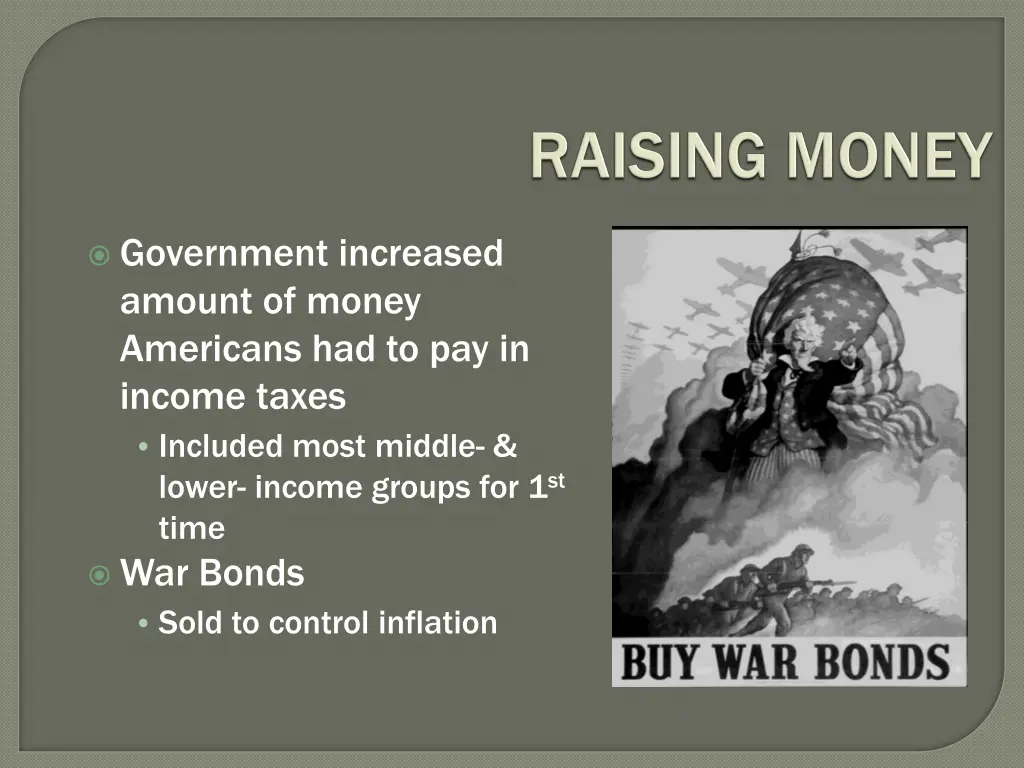 government increased amount of money americans