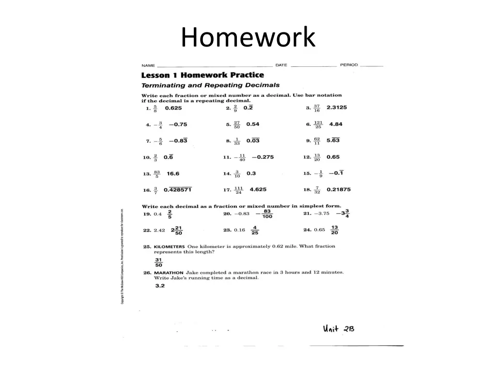 homework