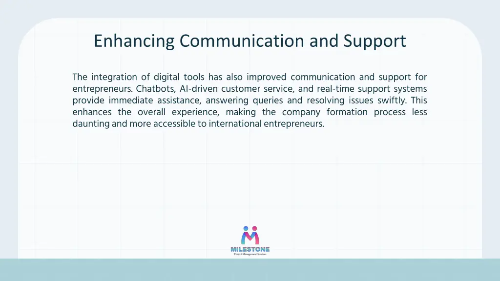 enhancing communication and support