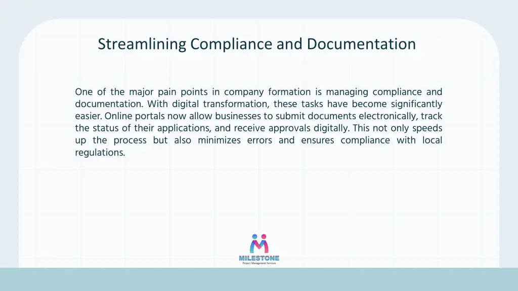 streamlining compliance and documentation