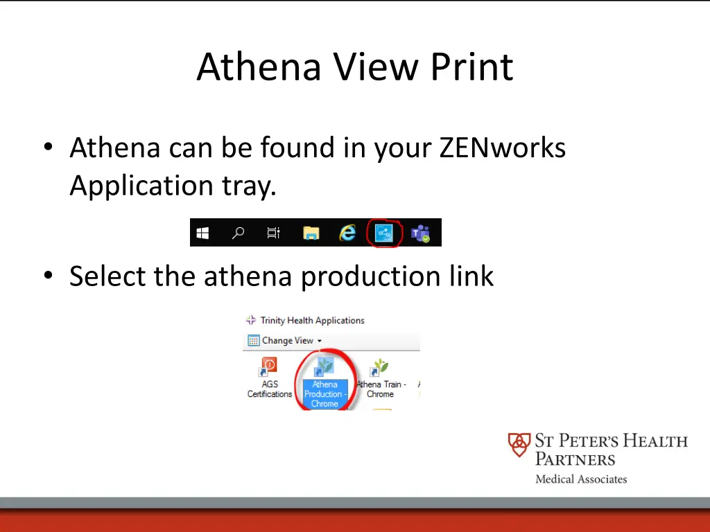 athena view print