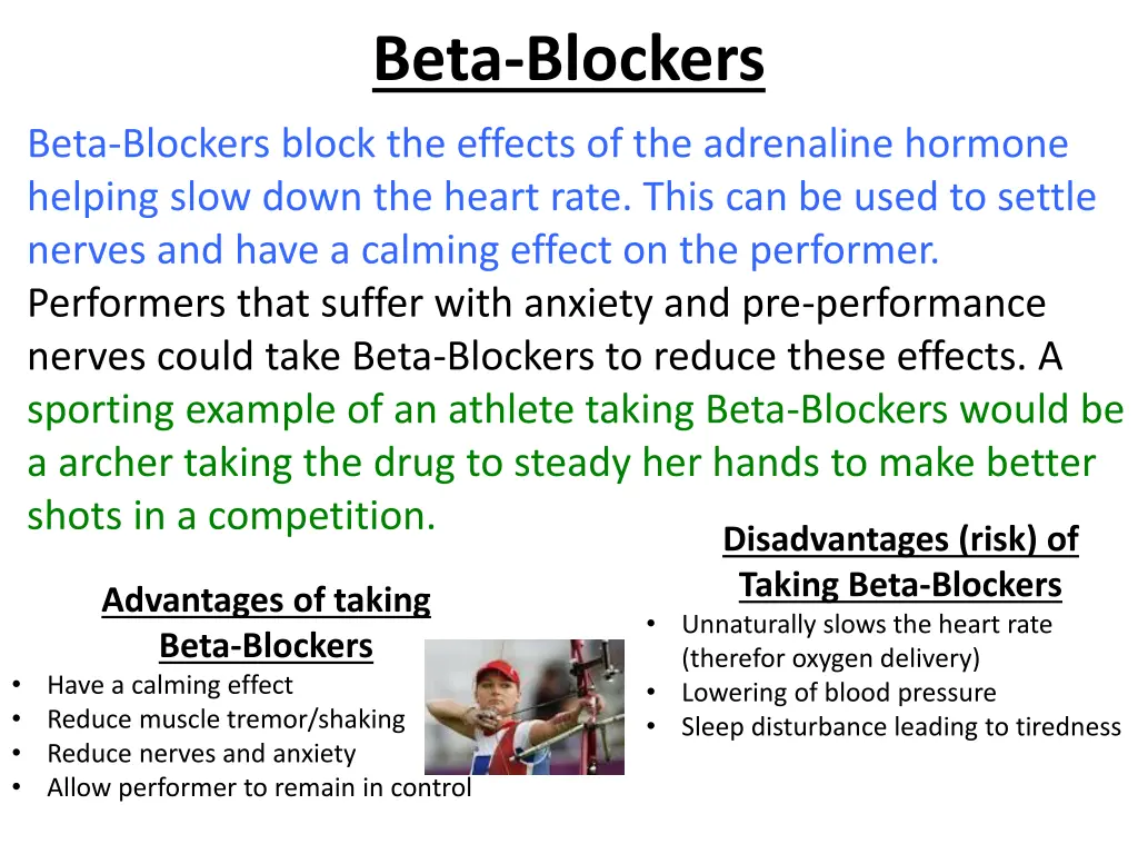 beta blockers