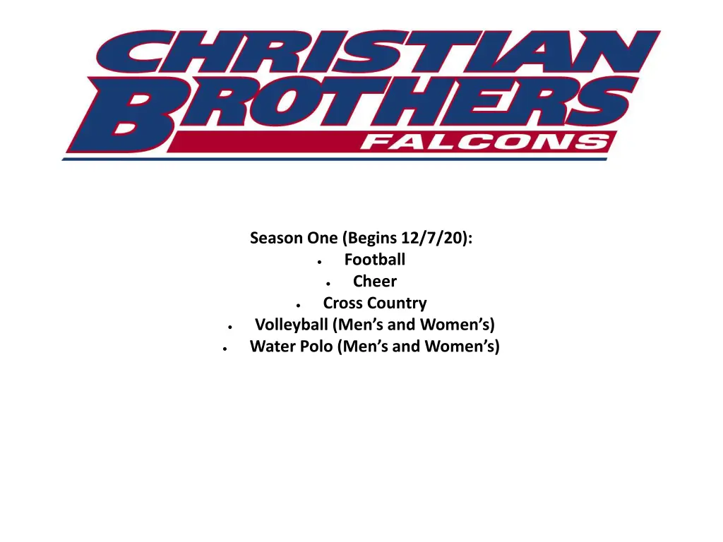 season one begins 12 7 20 football cheer cross