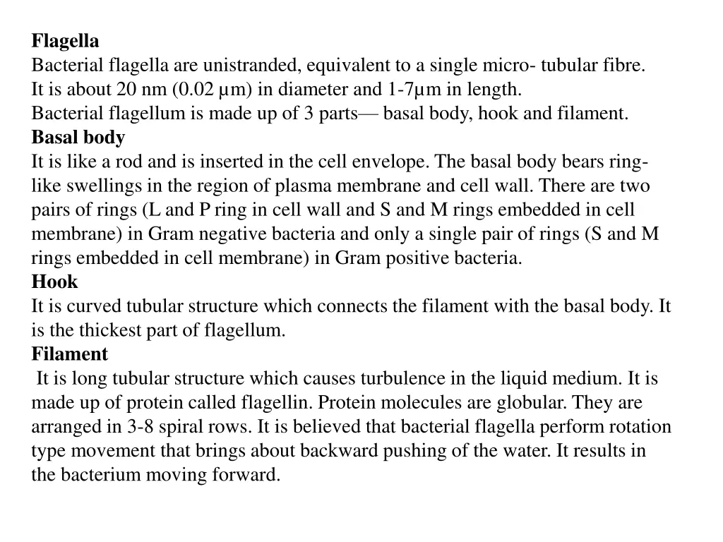 flagella bacterial flagella are unistranded