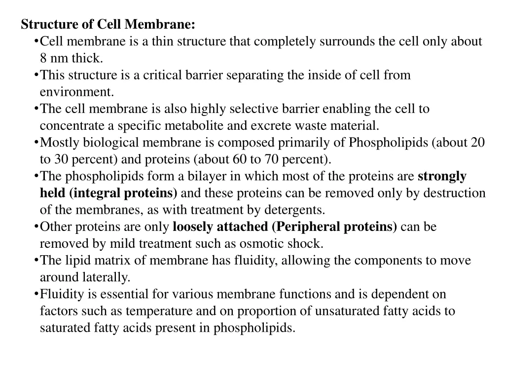 structure of cell membrane cell membrane