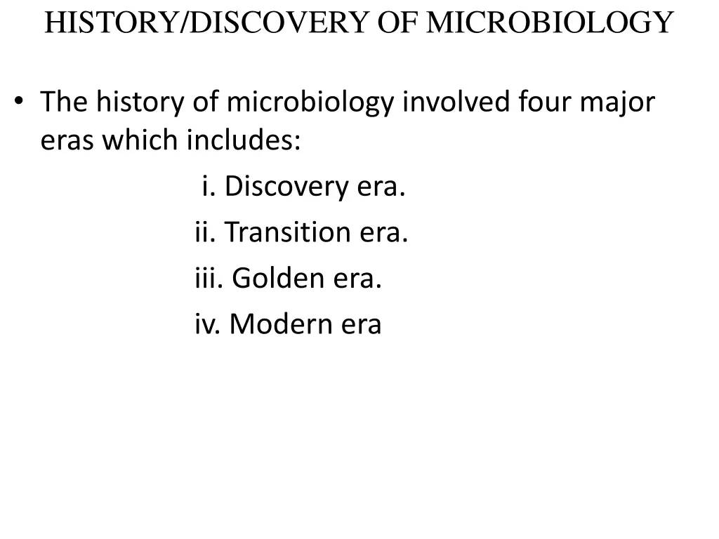 history discovery of microbiology