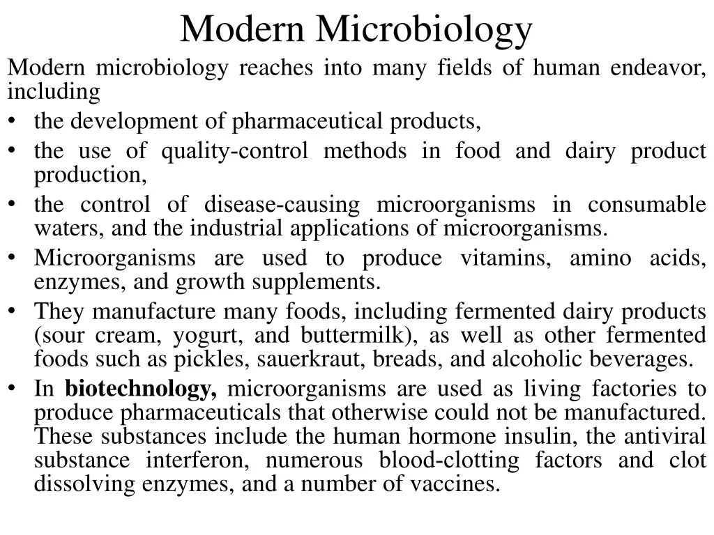 modern microbiology modern microbiology reaches