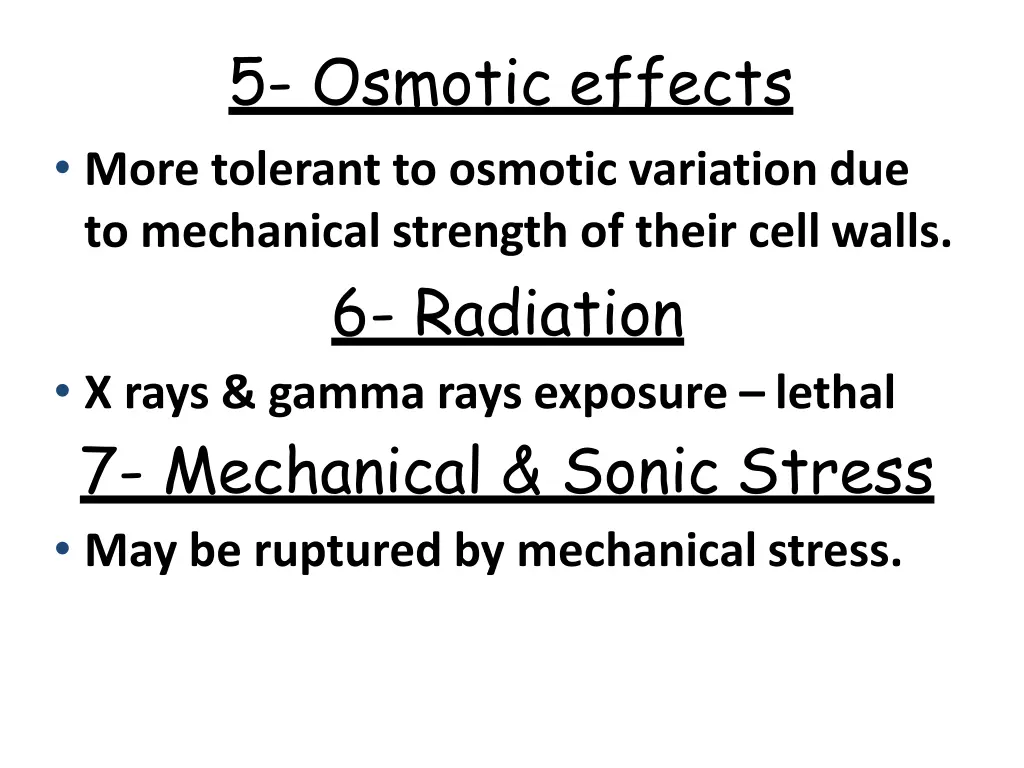 5 osmotic effects more tolerant to osmotic