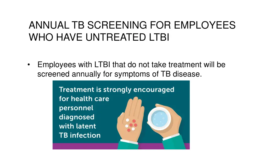 annual tb screening for employees who have