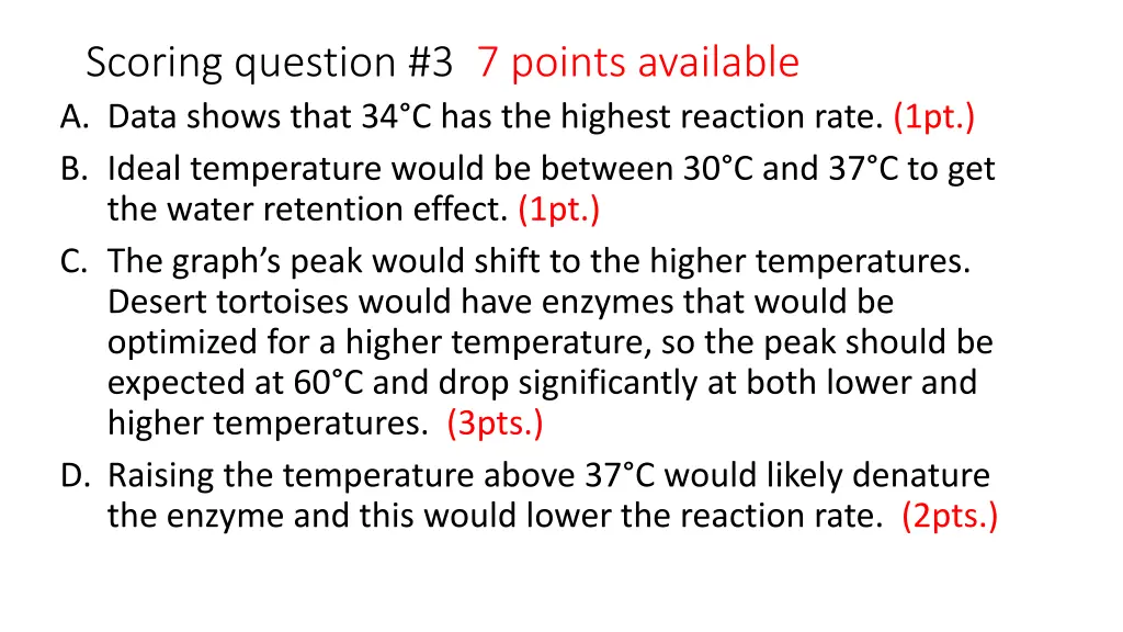 scoring question 3 7 points available a data