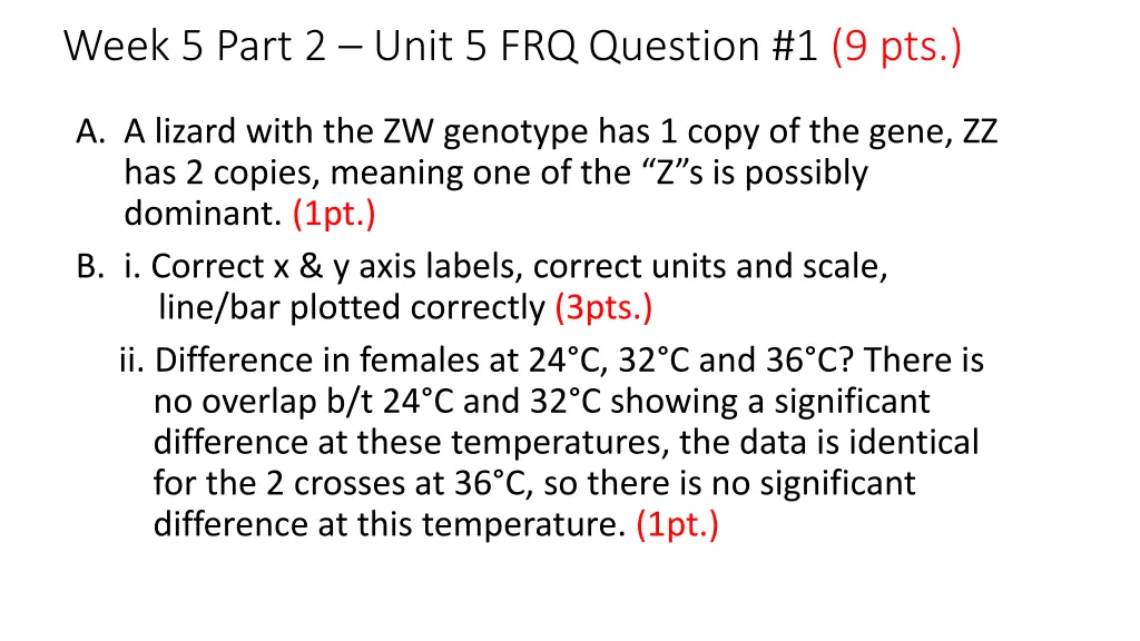 week 5 part 2 unit 5 frq question 1 9 pts