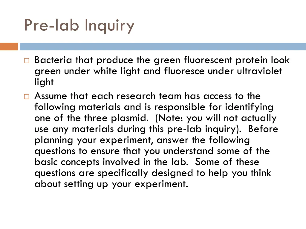 pre lab inquiry 1