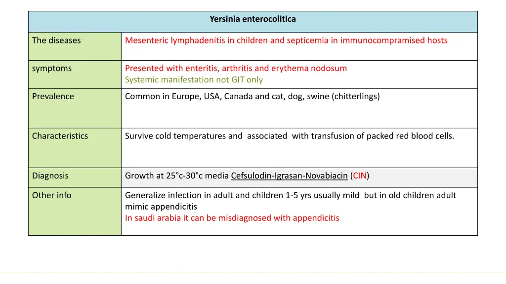 yersinia enterocolitica