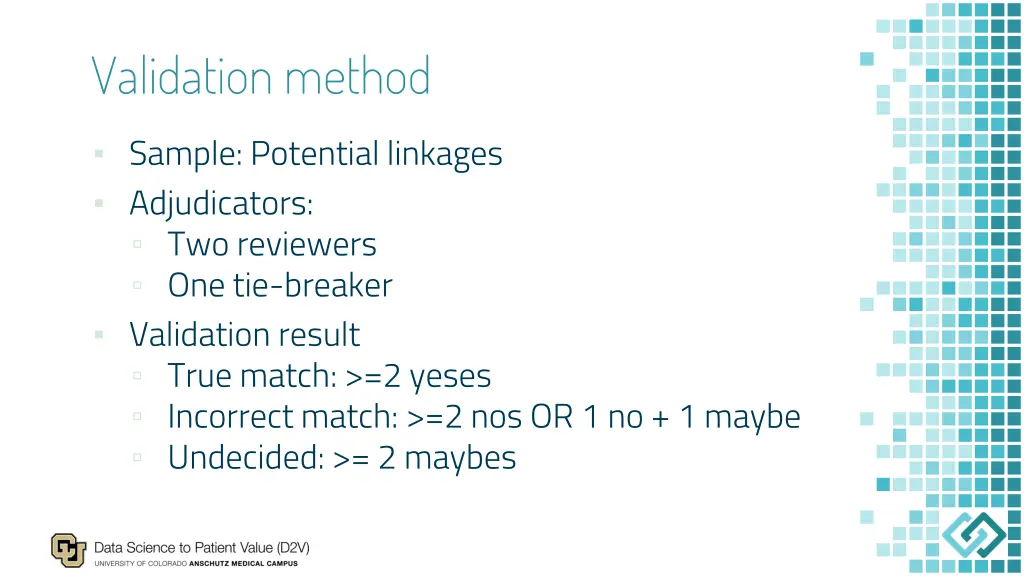 validation method