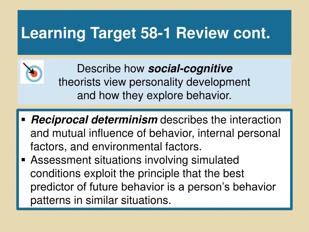 learning target 58 1 review cont