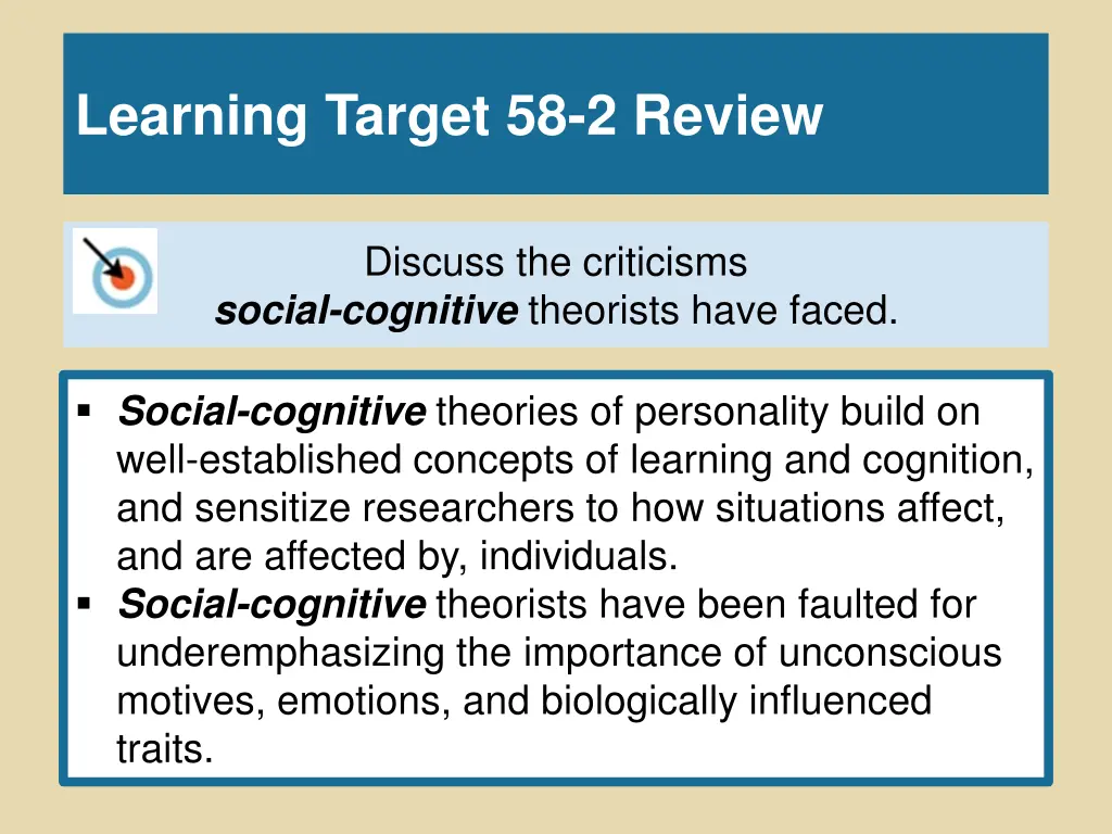 learning target 58 2 review