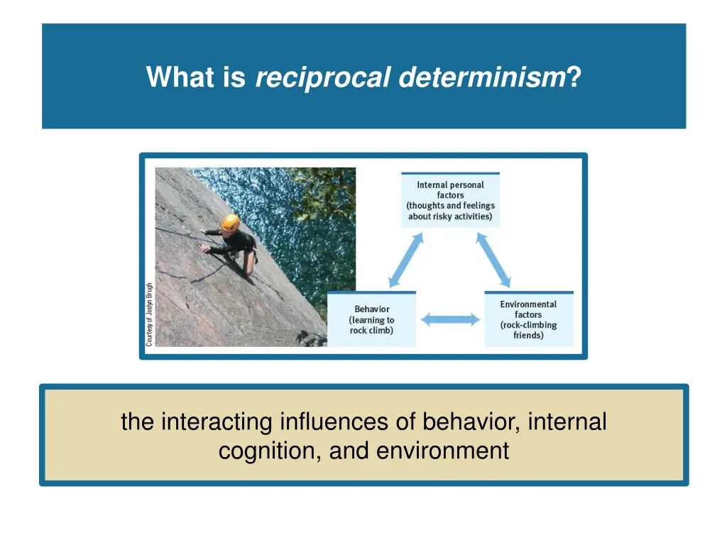 what is reciprocal determinism