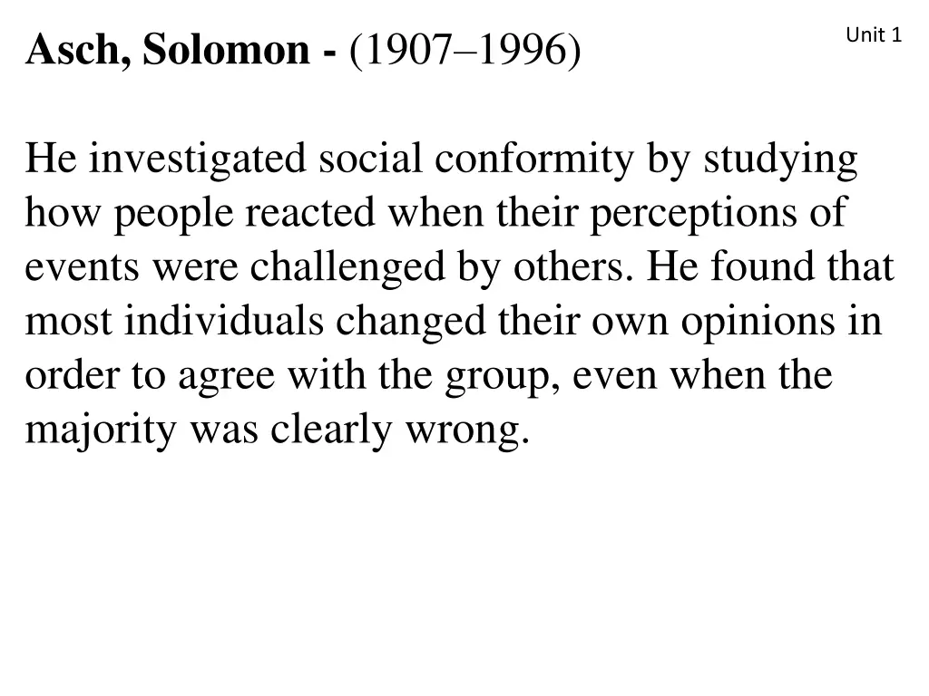 asch solomon 1907 1996