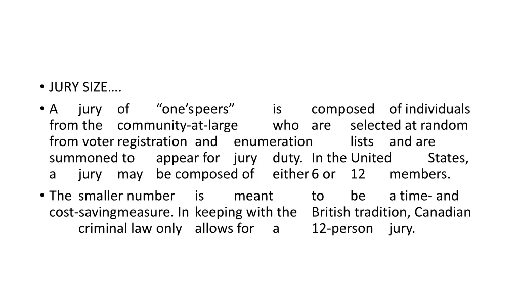 jury size a jury from the from voterregistration