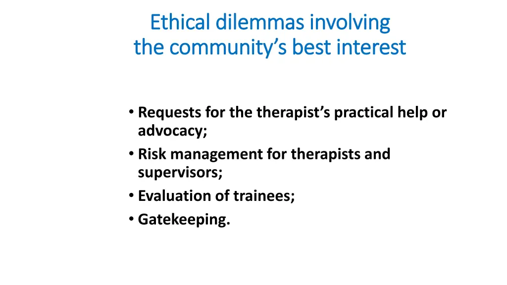 ethical dilemmas involving ethical dilemmas